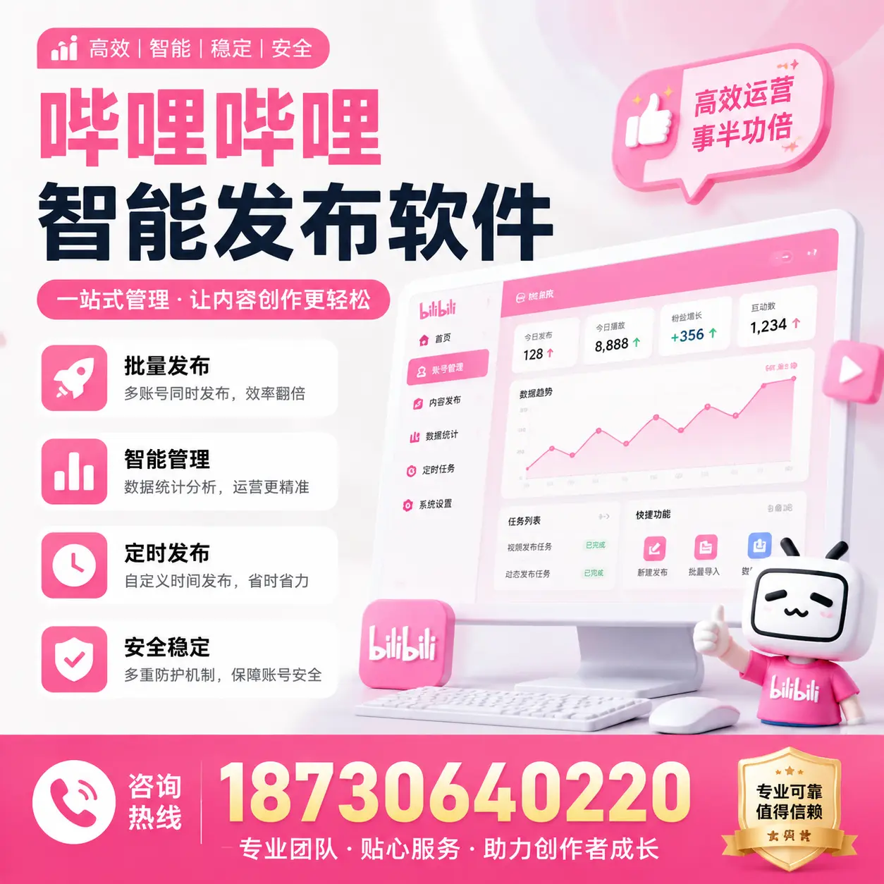 如何评估哔哩哔哩智能发布软件的ROI?五家渠 企业必读